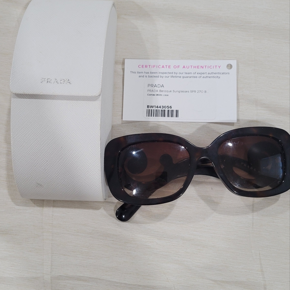 Prada Black Oversized Sunglasses